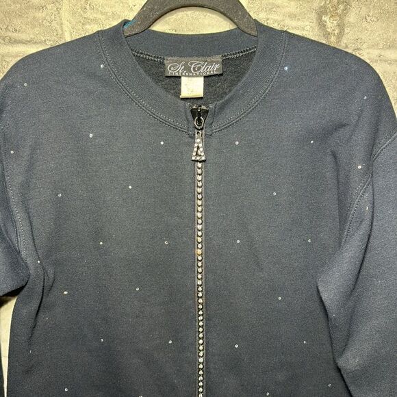 St. Clair International Zip Up Sweater Women's Size Small - Picture 10 of 10